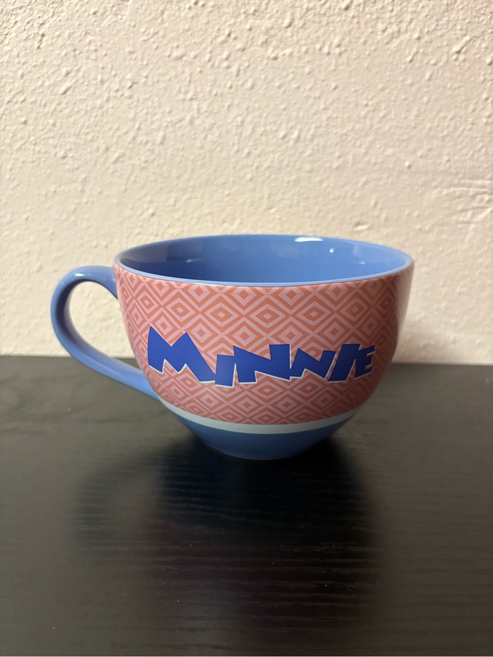 Disney Store Authentic Minnie Mouse Oversized Ceramic Coffee Soup Mug